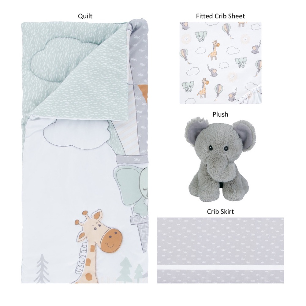 NWT- Crib bedding set